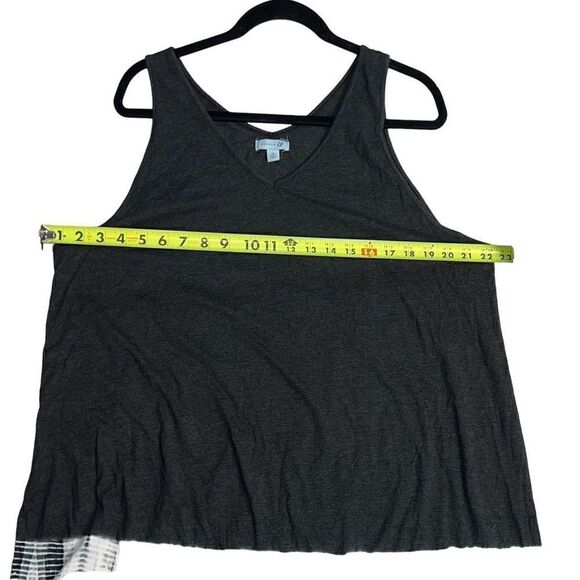 STUDIO 12 Grey Tie-Dye Tank Top Dress Size 2X - Picture 5 of 8